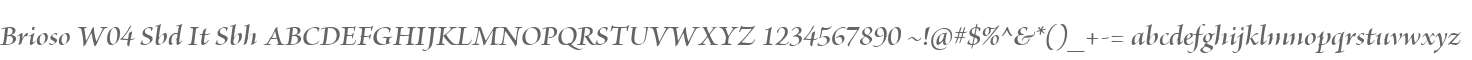 Brioso W04 Sbd It Sbh