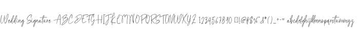 Wedding Signature