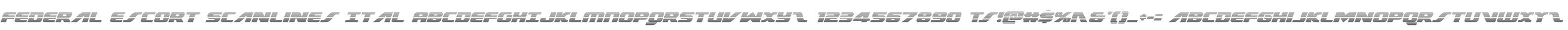 Federal Escort Scanlines Ital