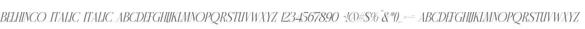 Belhinco Italic