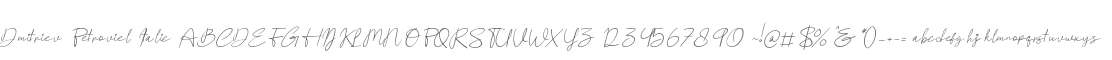 Dmitriev Petroviel Italic