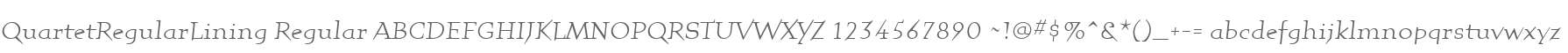 QuartetRegularLining Regular