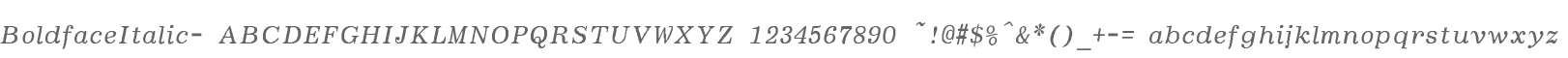 BoldfaceItalic-
