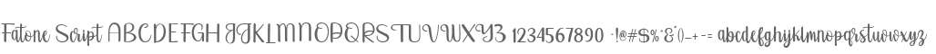 Fatone Script