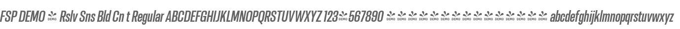 FSP DEMO - Rslv Sns Bld Cn t