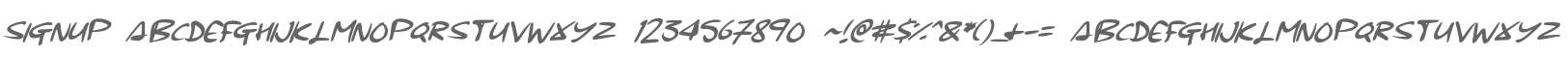 Signup