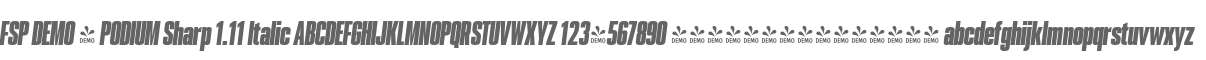 FSP DEMO - PODIUM Sharp 1.11