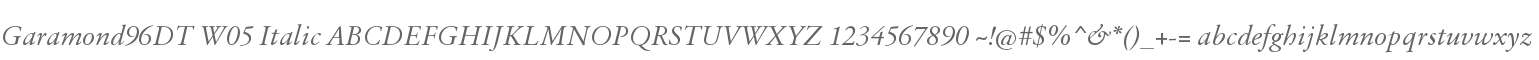 Garamond96DTPro