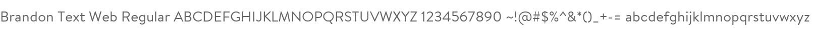 Brandon Text Web Regular