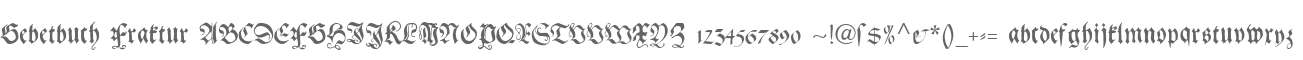 Gebetbuch Fraktur