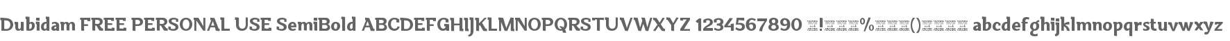 Dubidam FREE PERSONAL USE SmBd