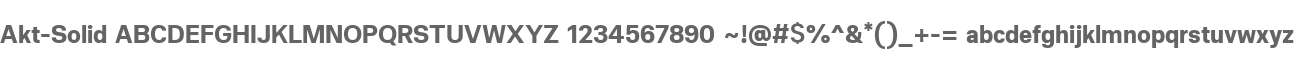 Akt Solid