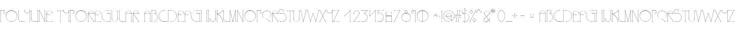 Polyline TypoRegular