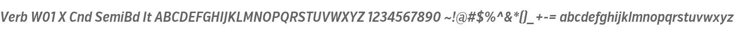 Verb W01 X Cnd SemiBd It