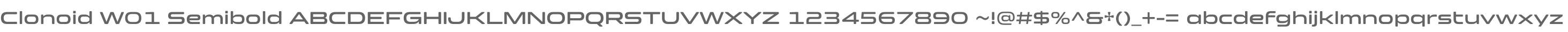 Clonoid W01 Semibold