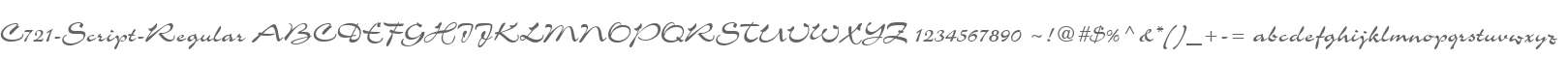 C721-Script-Regular