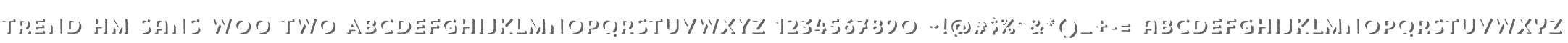 Trend HM Sans W00 Two
