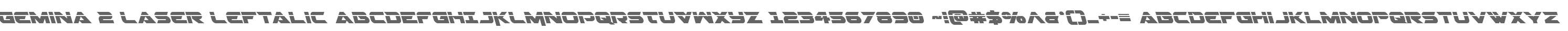 Gemina 2 Laser Leftalic