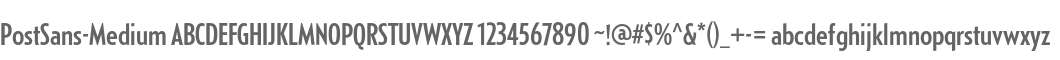 PostSans-Medium