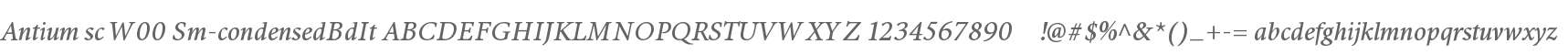 Antium sc W00 Sm-condensedBdIt