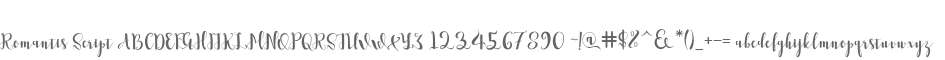 Romantis Script