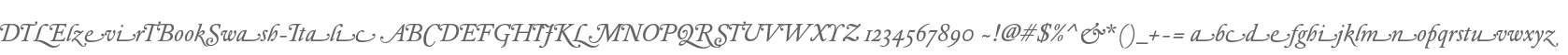 DTLElzevirTBookSwash-Italic