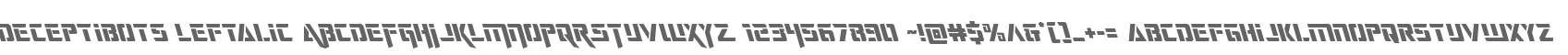Deceptibots Leftalic