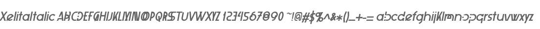 XelitaItalic