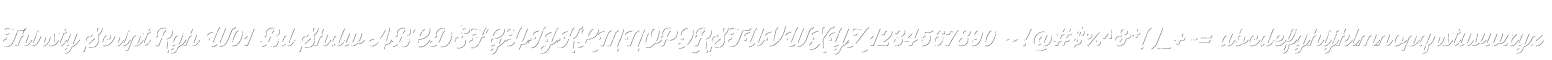 Thirsty Script Rgh W01 Bd Shdw