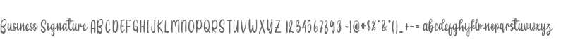 Business Signature