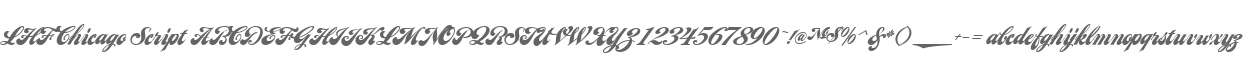 LHF Chicago Script