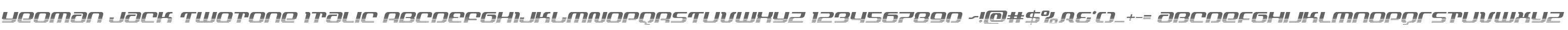 Yeoman Jack Twotone Italic
