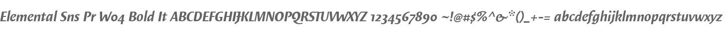 Elemental Sns Pr W04 Bold It
