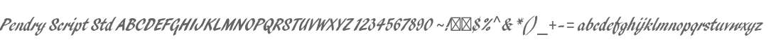 Pendry Script Std