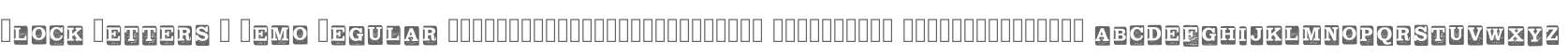 Block Letters _ Demo Regular