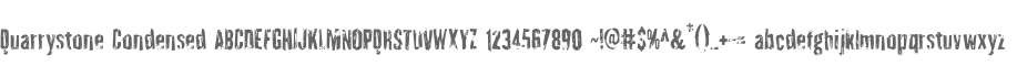 Quarrystone Condensed