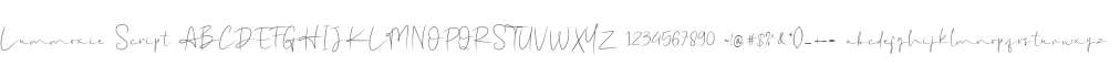 Lummoxie Script