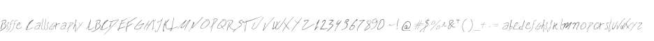Biffe Calligraphy