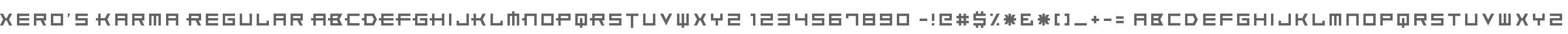 Xero's Karma Regular