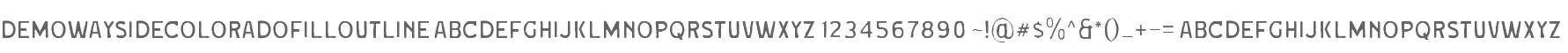 Demo WaysideColorado Fill Outli