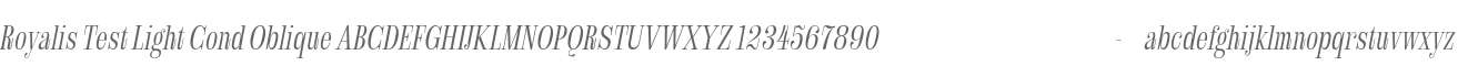 Royalis Test Light Cond Oblique