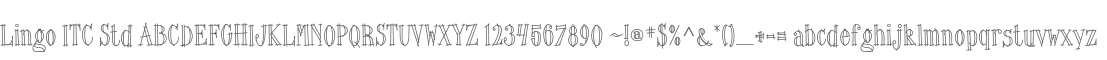 Lingo ITC Std