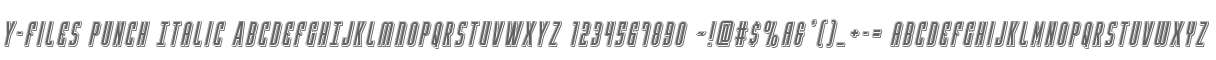 Y-Files Punch Italic