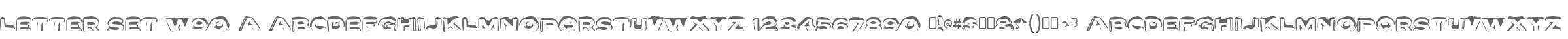 Letter Set W90 A