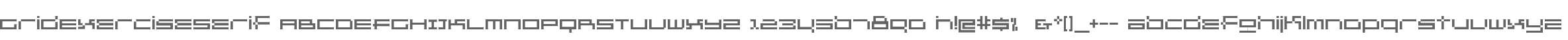GridExerciseSerif