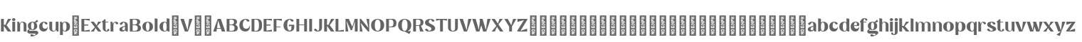 Kingcup ExtraBold V1