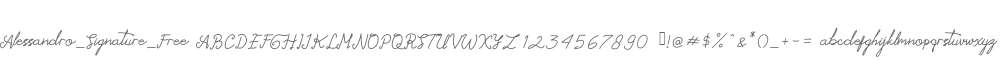 Alessandro_Signature_Free