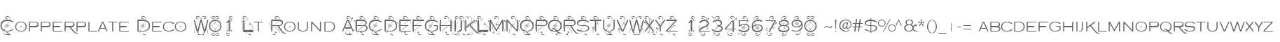 Copperplate Deco W01 Lt Round