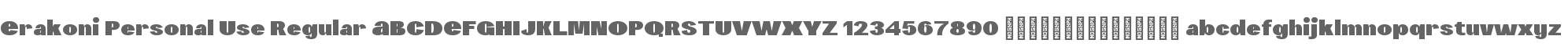 Erakoni Personal Use