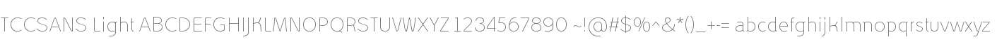 TCCSANS Light